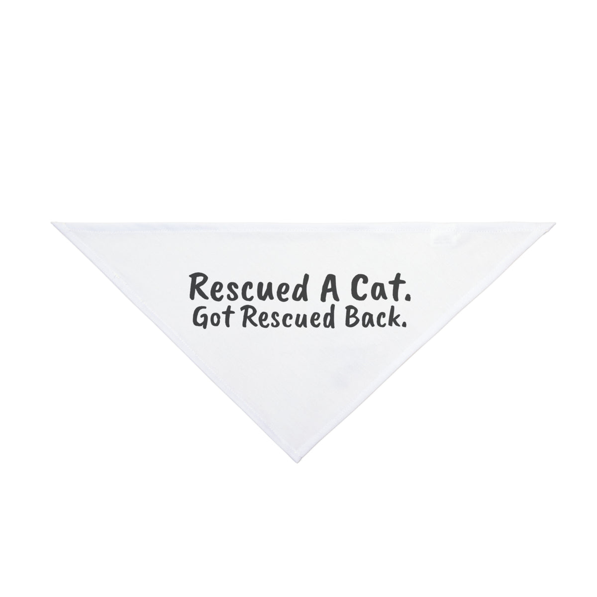 Rescued A Cat. Got Rescued Back Dog Bandana, Funny Cat