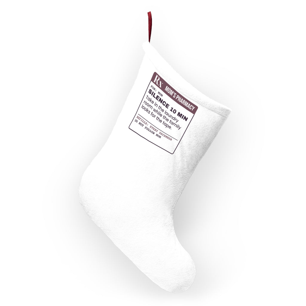 Funny Christmas Mom Christmas Stocking Silence Prescription Laundry Room
