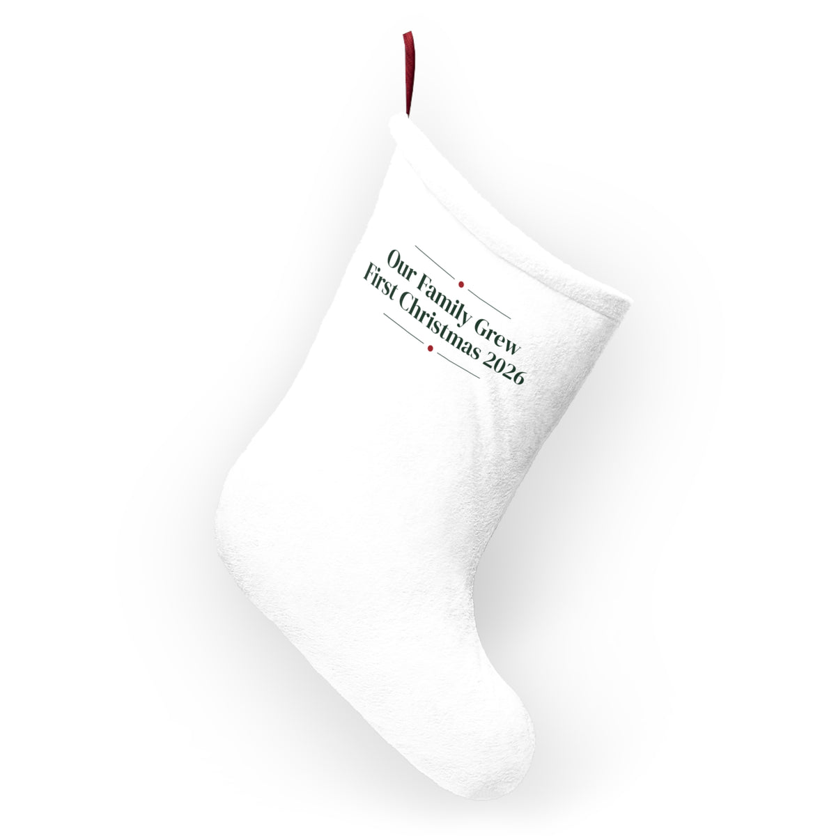 Babys First Christmas 2026 Christmas Stocking Our Family Grew For New