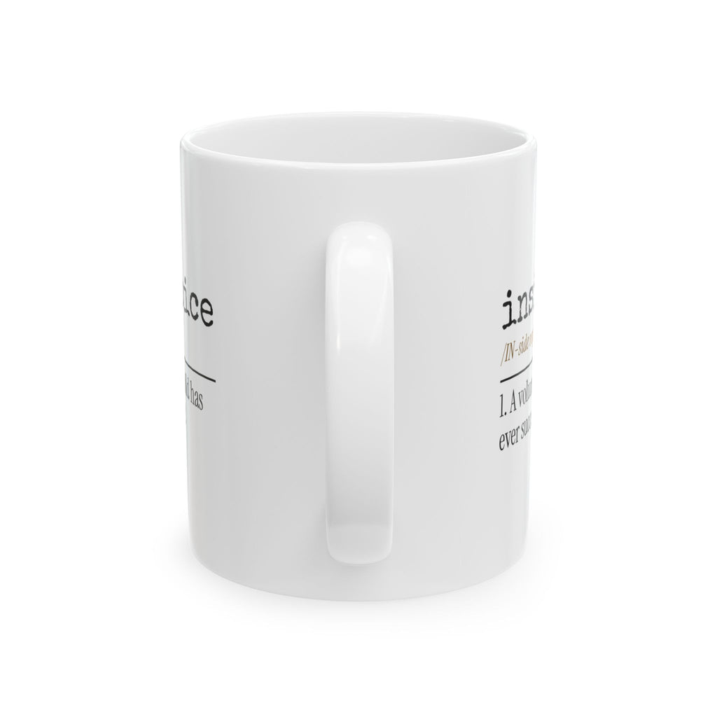 Funny Teacher Dictionary Coffee Mug Inside Voice For Teachers