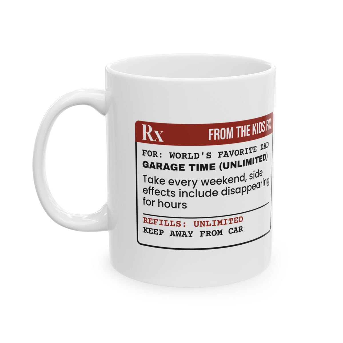 Garage Time From The Kids Coffee Mug For Dad