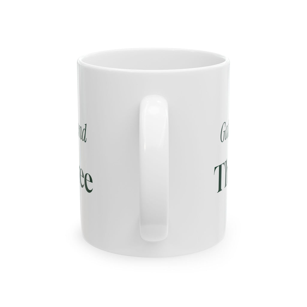 Gather Round The Tree Christmas Coffee Mug For Family Mornings