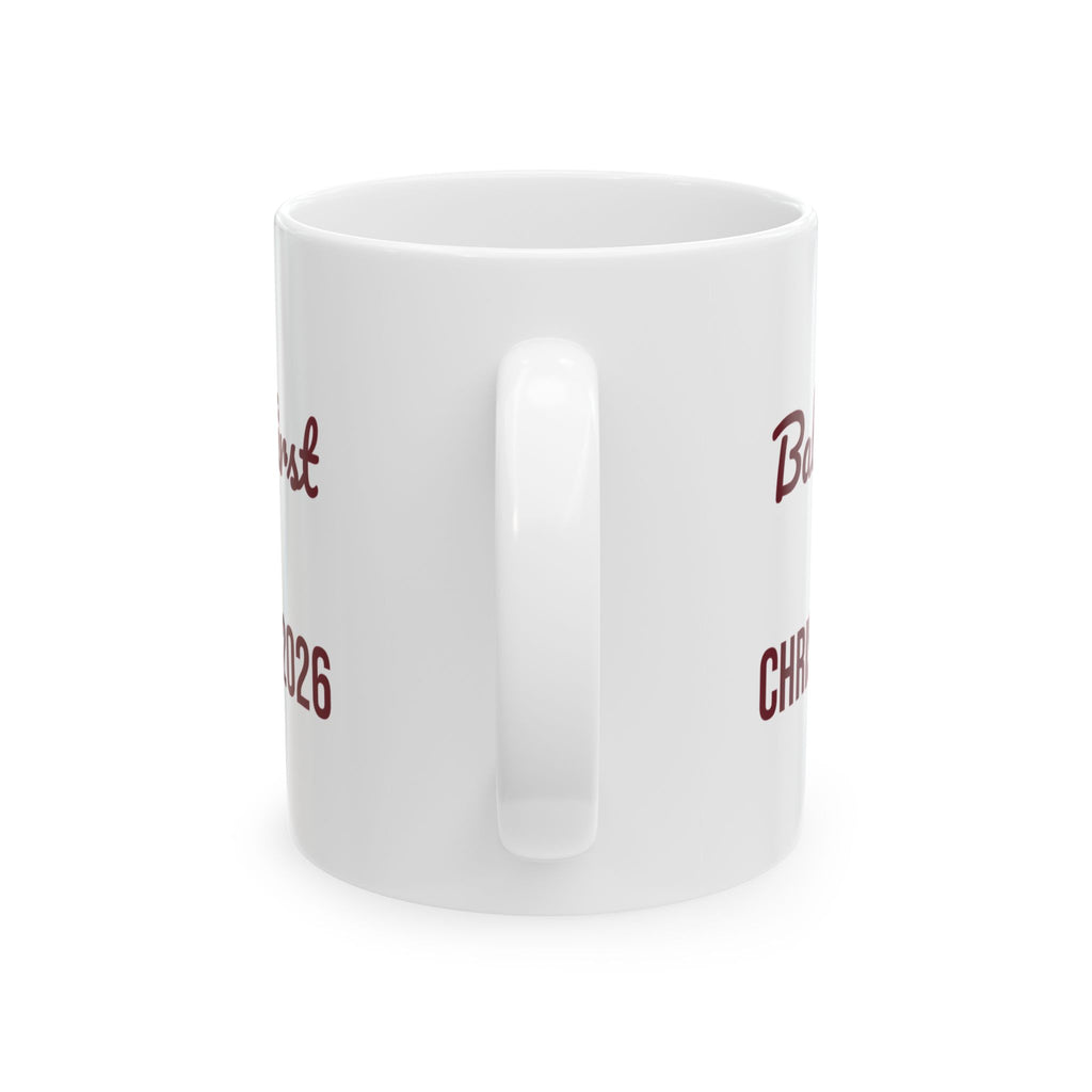 Baby's First Christmas 2026 Coffee Mug For New Parents