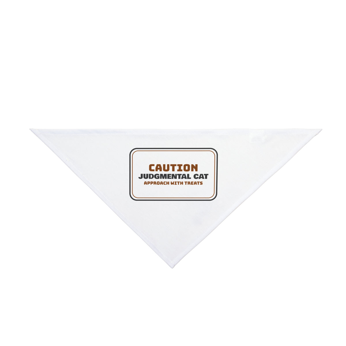 Funny Cat Valentine Dog Bandana Judgmental Cat Sign For Cat Lovers