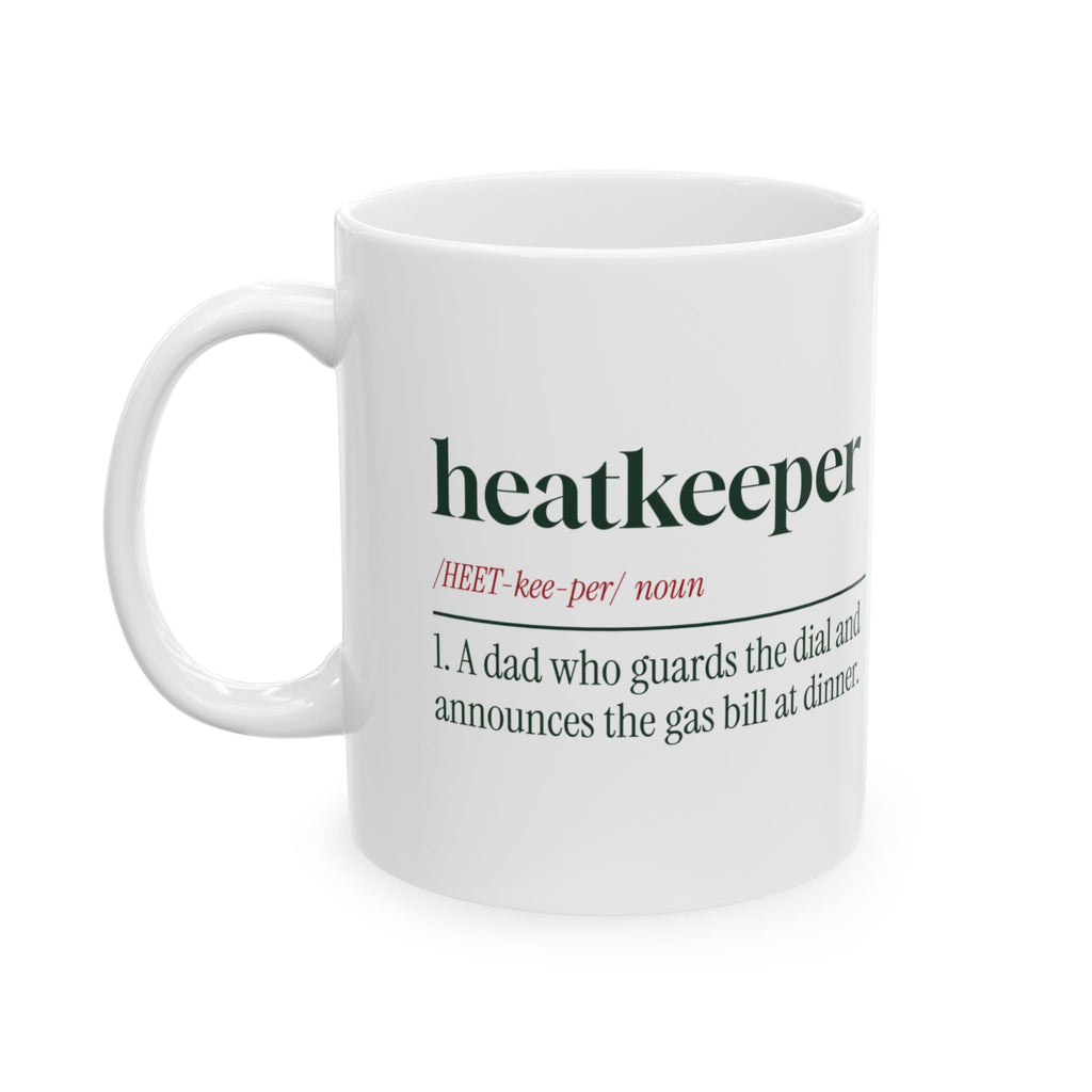 Funny Christmas Coffee Mug Heatkeeper Guardian Of The Dial For Dad
