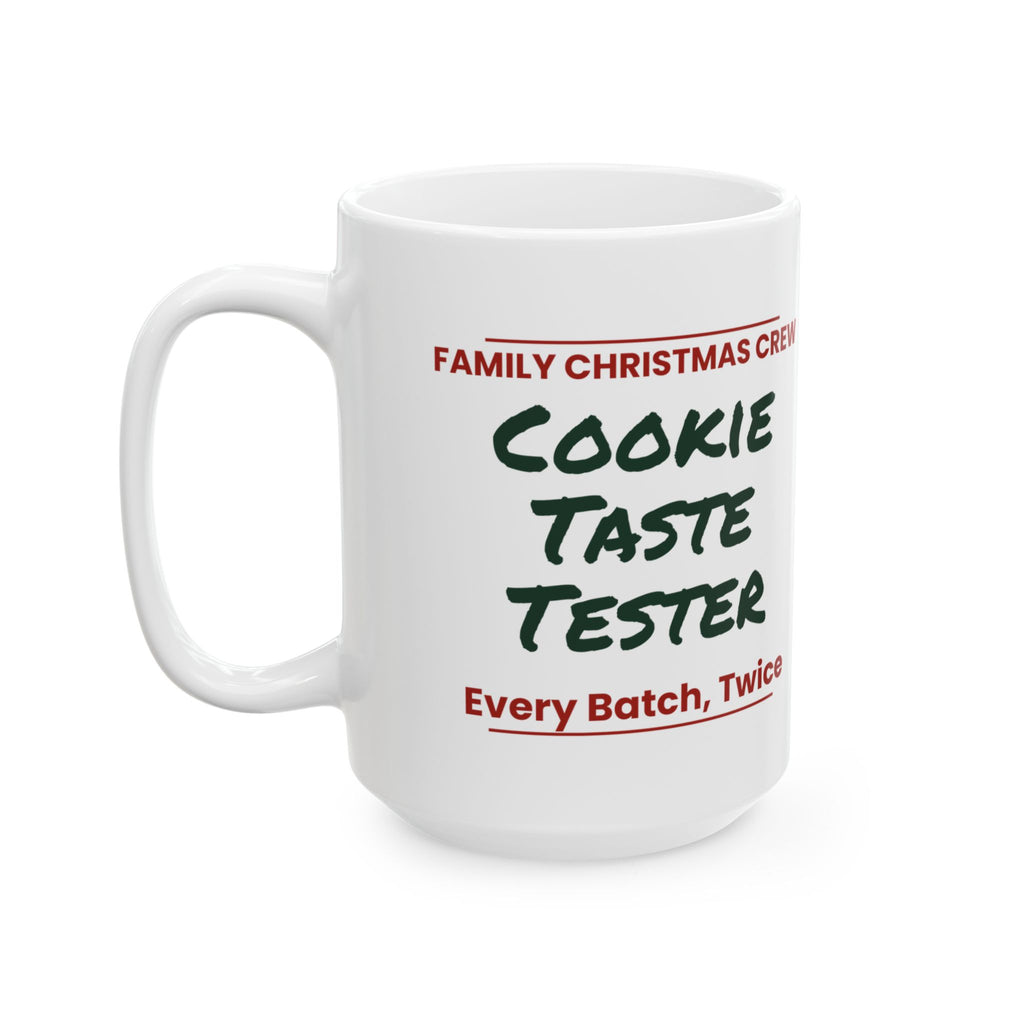 Matching Family Christmas Coffee Mug Cookie Taste Tester Family Crew