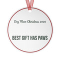 Christmas Ornament Dog Mom Christmas 2026 Best Gift Has Paws