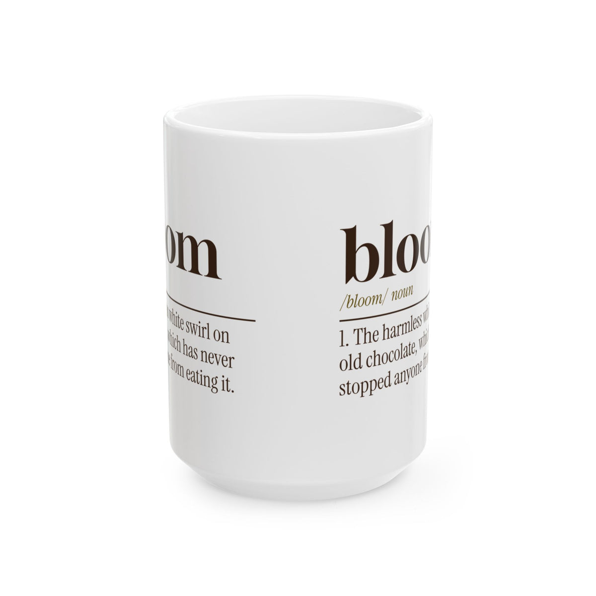 Funny Chocolate Coffee Mug Bloom Definition For Chocolate Lovers