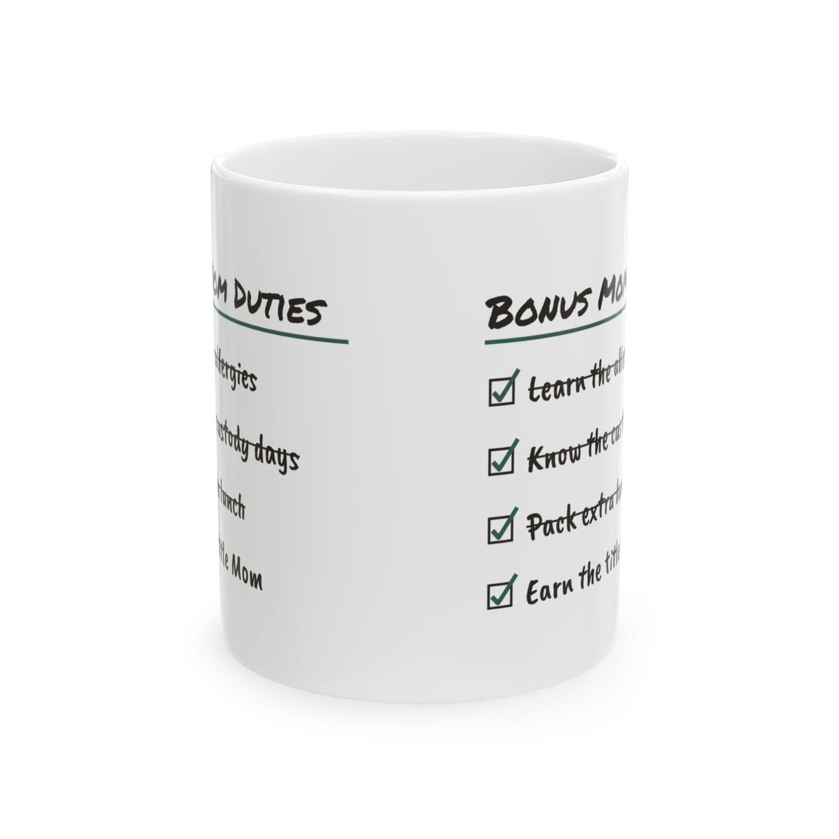 Bonus Mom Coffee Mug Earned The Title Mom