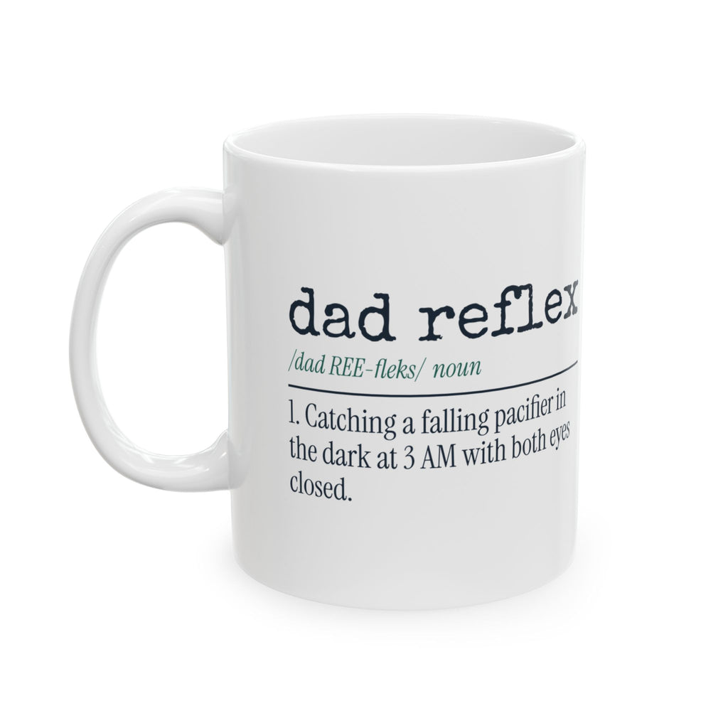 Funny New Dad Coffee Mug Dad Reflex Definition For First Time Dads