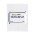 Funny Christmas Mom Throw Blanket Mom Sits Down Rare Event Ticket