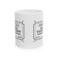 Funny Family Christmas Coffee Mug Annual Talent Show Ticket