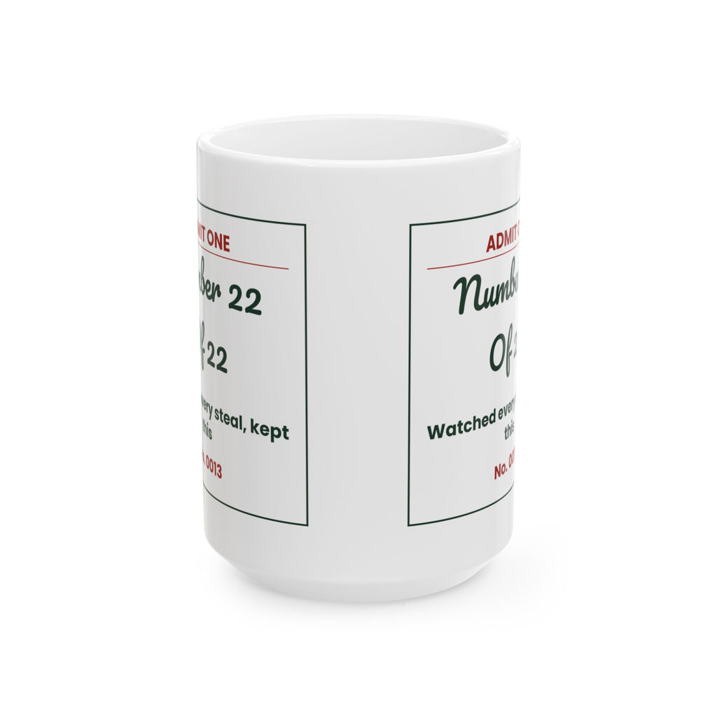 Funny White Elephant Coffee Mug Number 22 Of 22 Ticket