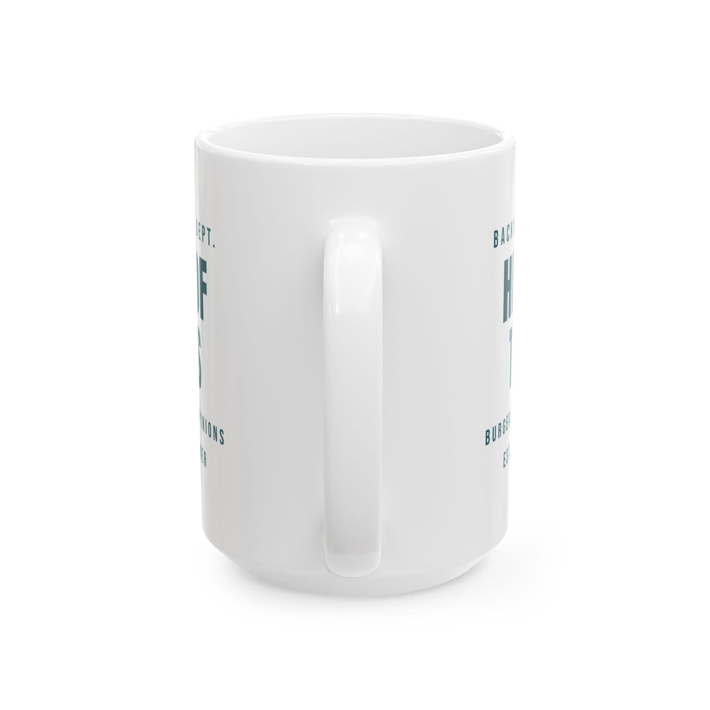 Funny Grill Dad Coffee Mug Head Of Tongs Backyard BBQ
