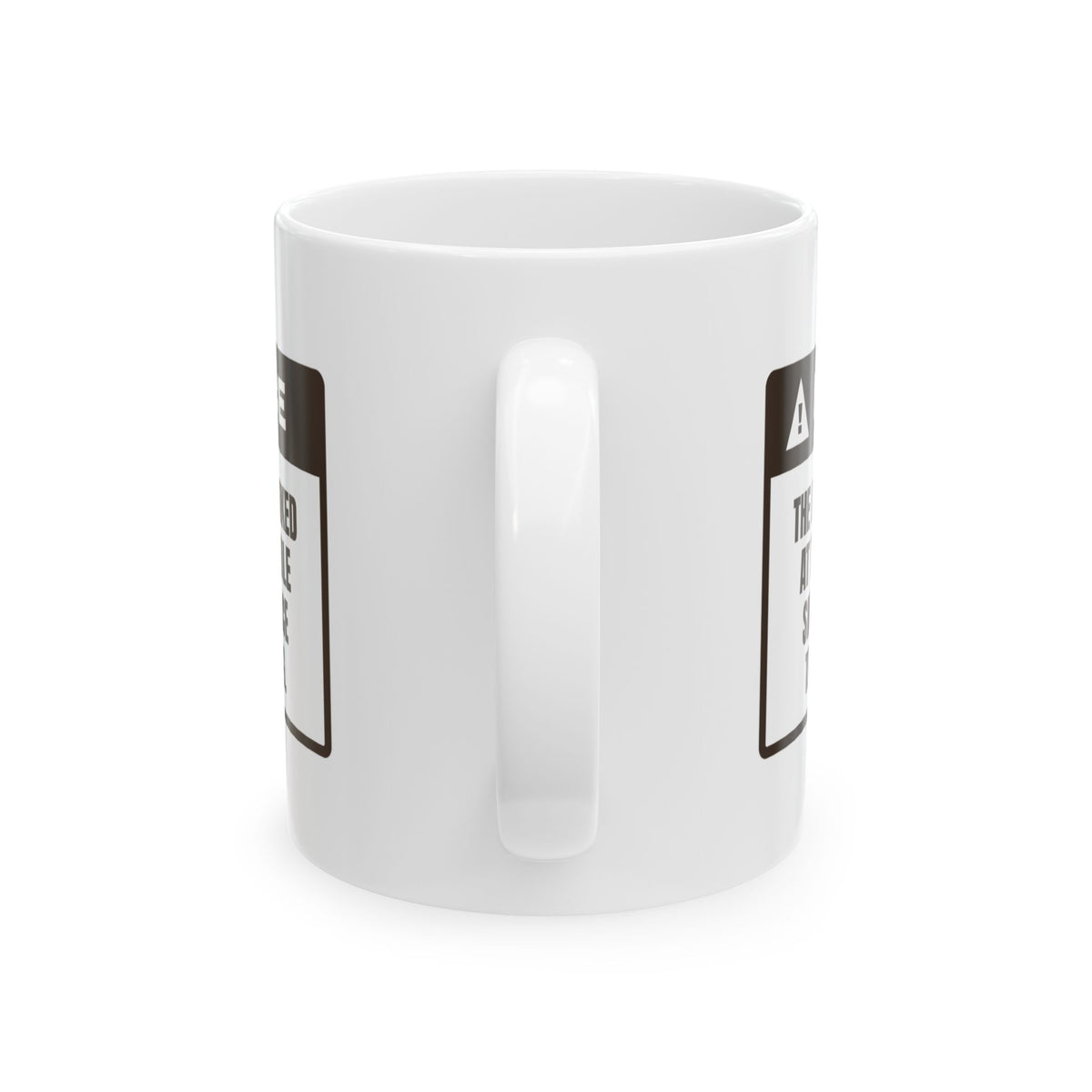 Funny Christmas Coffee Mug Dog Barks At The Snowman For Dog Owners