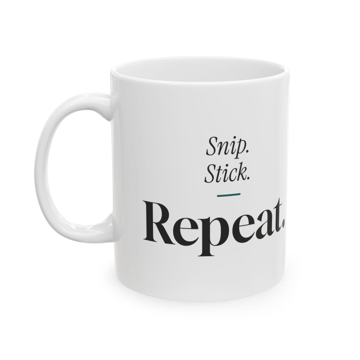 Scrapbooking Coffee Mug Snip Stick Repeat