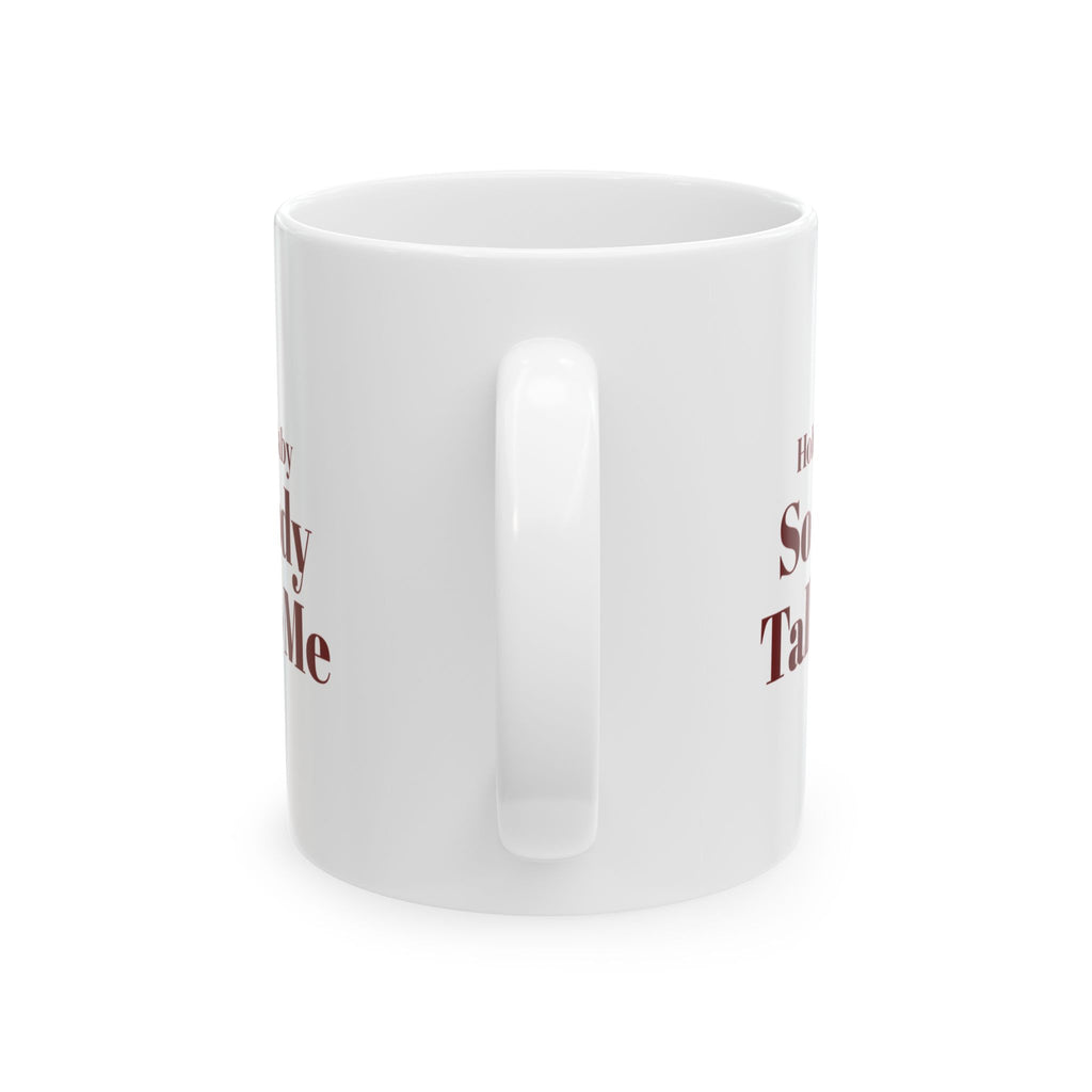 Funny Christmas Introvert Mug Holding The Baby So Nobody Talks To Me