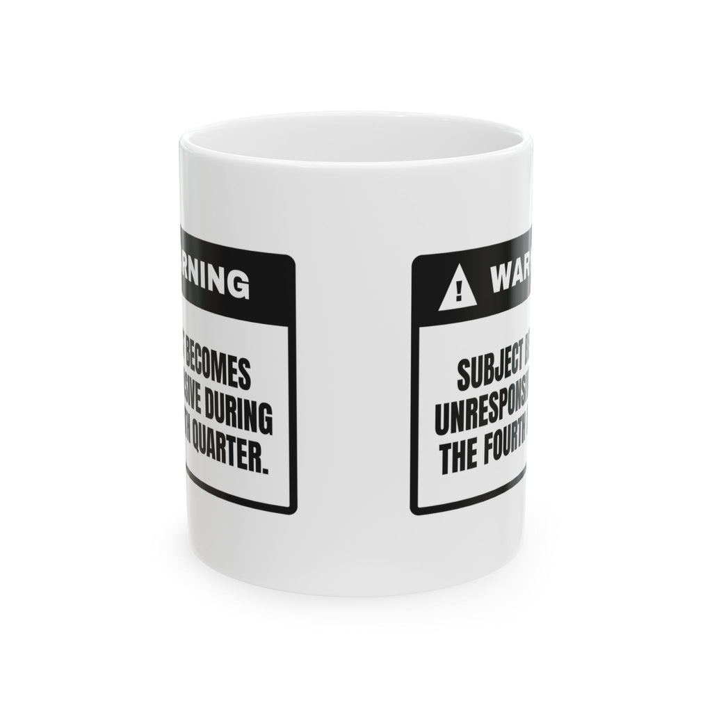Game Day Coffee Mug Unresponsive During Fourth Quarter