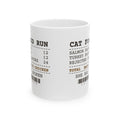 Funny Cat Mom Mug Rejected Flavors Receipt Back To Chicken For Cat Moms