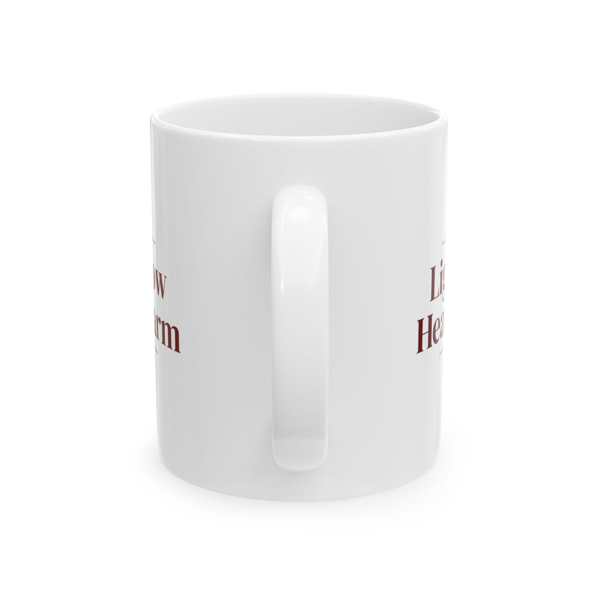 Christmas Coffee Mug Lights Low Hearts Warm Cozy Mug