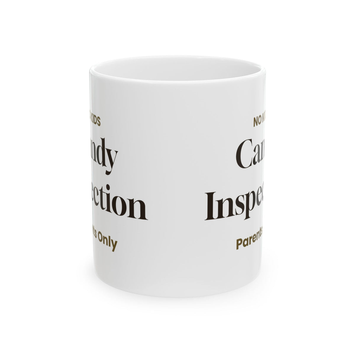 Funny Easter Candy Inspection Sign Coffee Mug For Parents