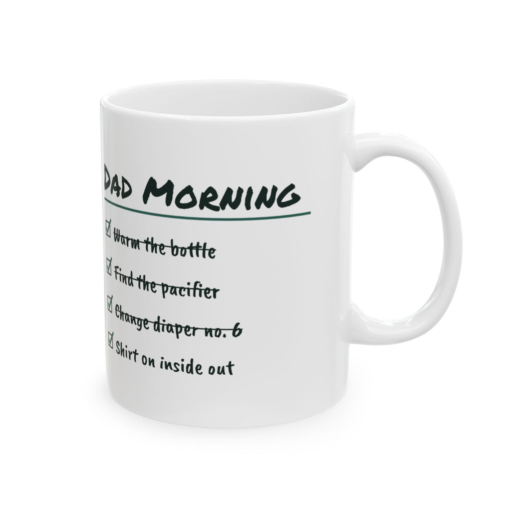 Funny New Dad Mug Found The Pacifier Shirt Inside Out For New Dads