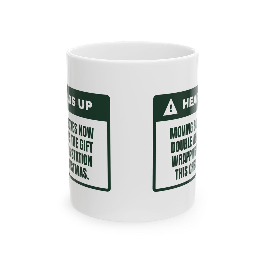 Funny New Home Christmas Coffee Mug Moving Boxes Doubled As Wrapping