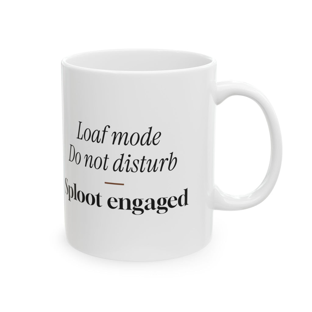 French Bulldog Coffee Mug Loaf Mode Do Not Disturb