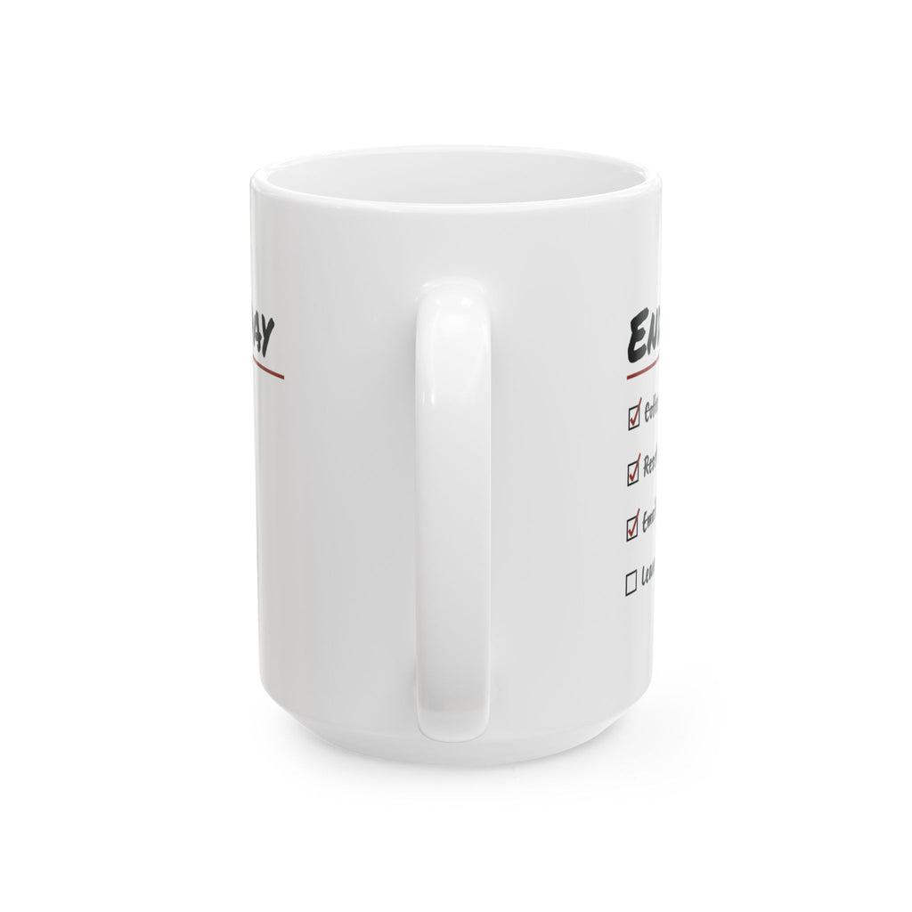 Funny Teacher Checklist Coffee Mug End Of Day For Teachers