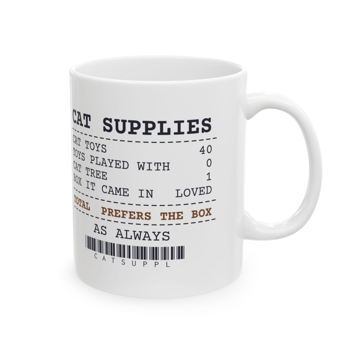 Funny Cat Mom Coffee Mug Cat Toys 40 Prefers The Box Receipt