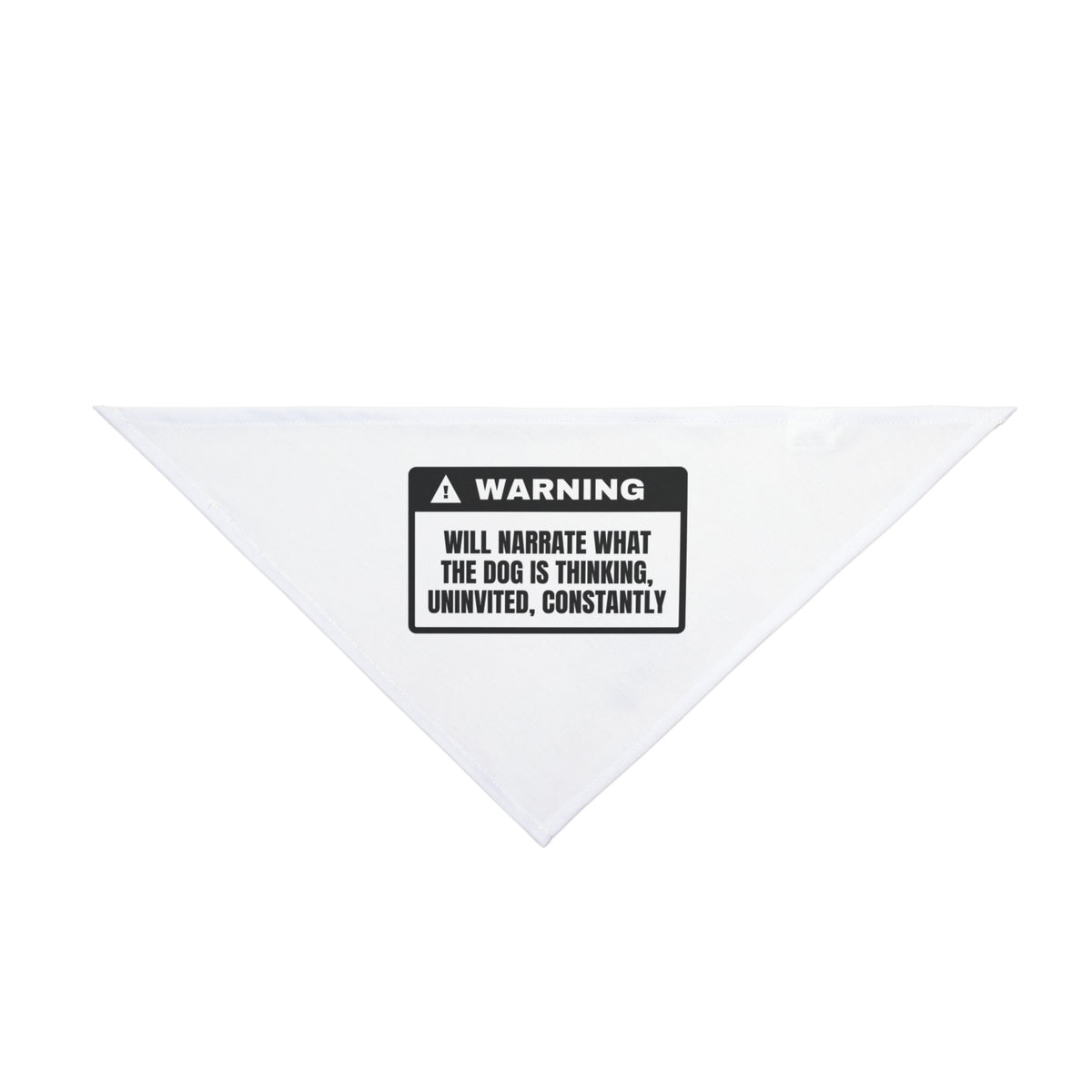 Funny Dog Dad Warning Label Dog Bandana For Dog Dad Dog Owner