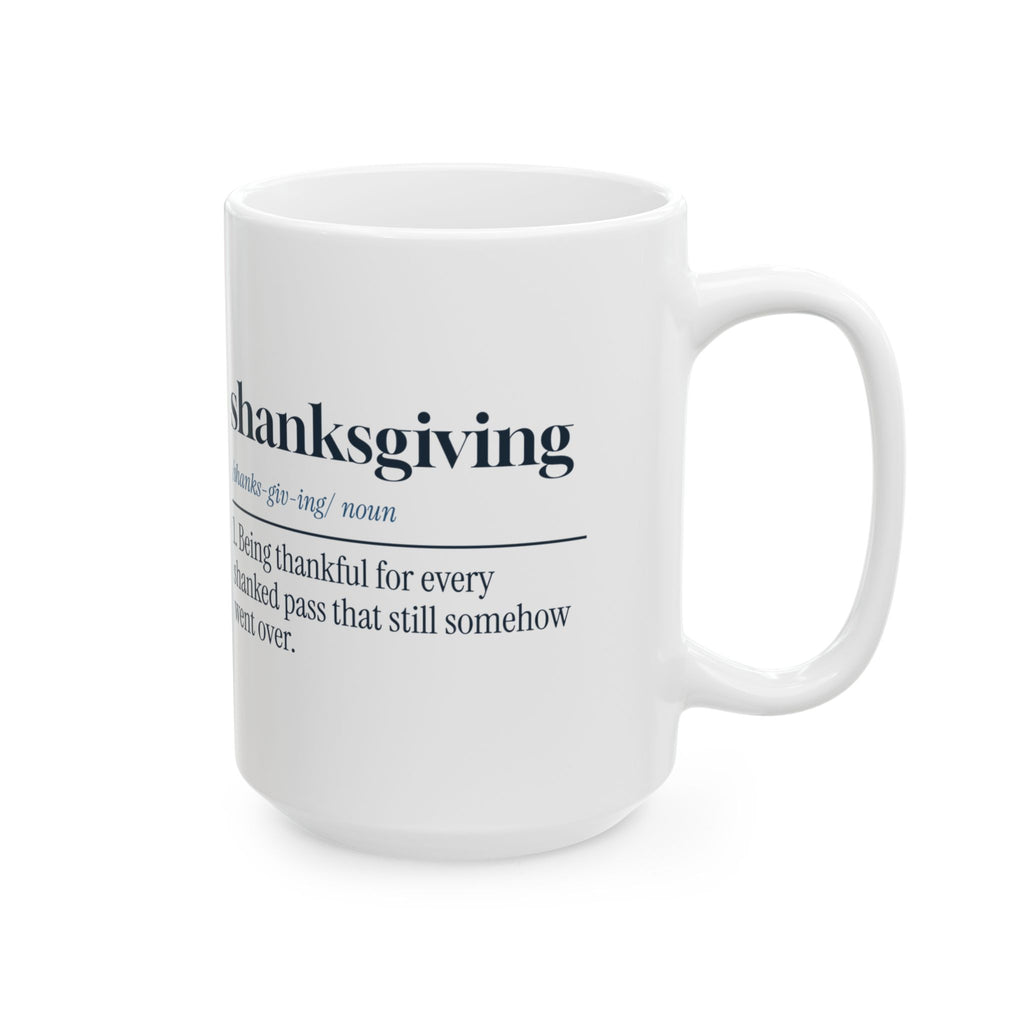 Funny Volleyball Coffee Mug Shanksgiving Definition For Players