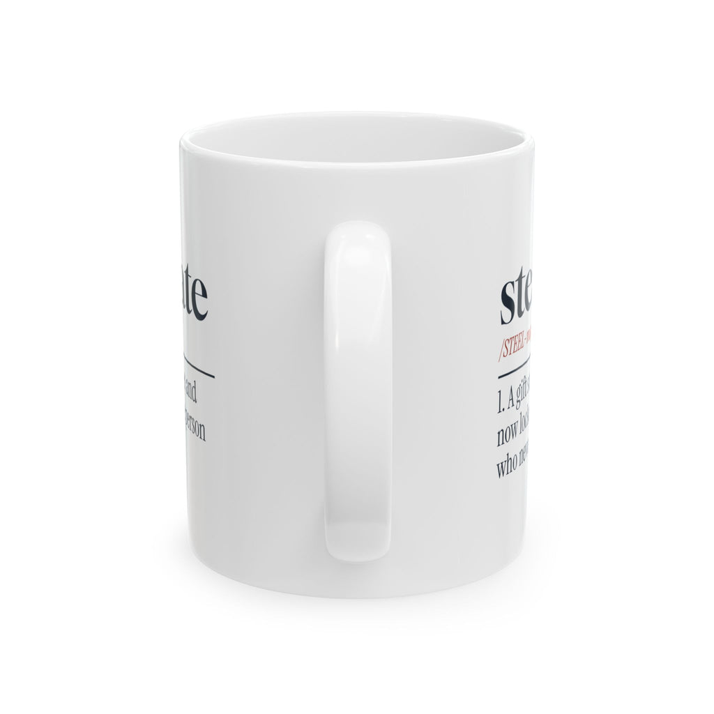 Funny White Elephant Coffee Mug Stealmate Locked With The Wrong Person
