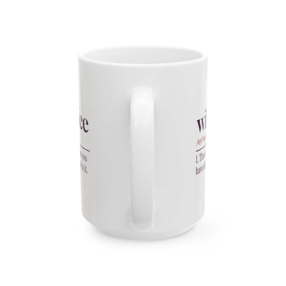 Funny Wife Coffee Mug Wife Voice Dictionary Definition