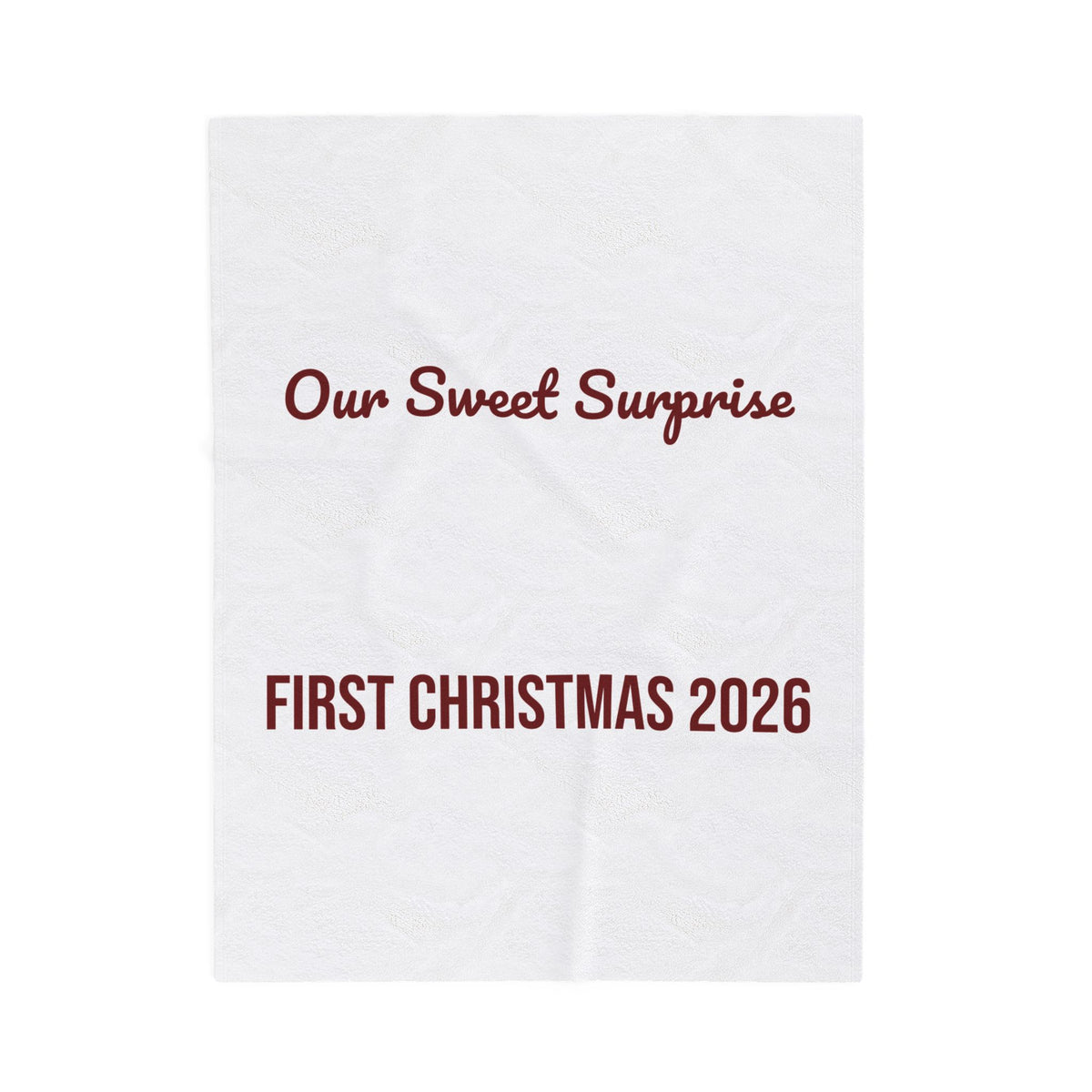 Babys First Christmas 2026 Throw Blanket Our Sweet Surprise For Parents