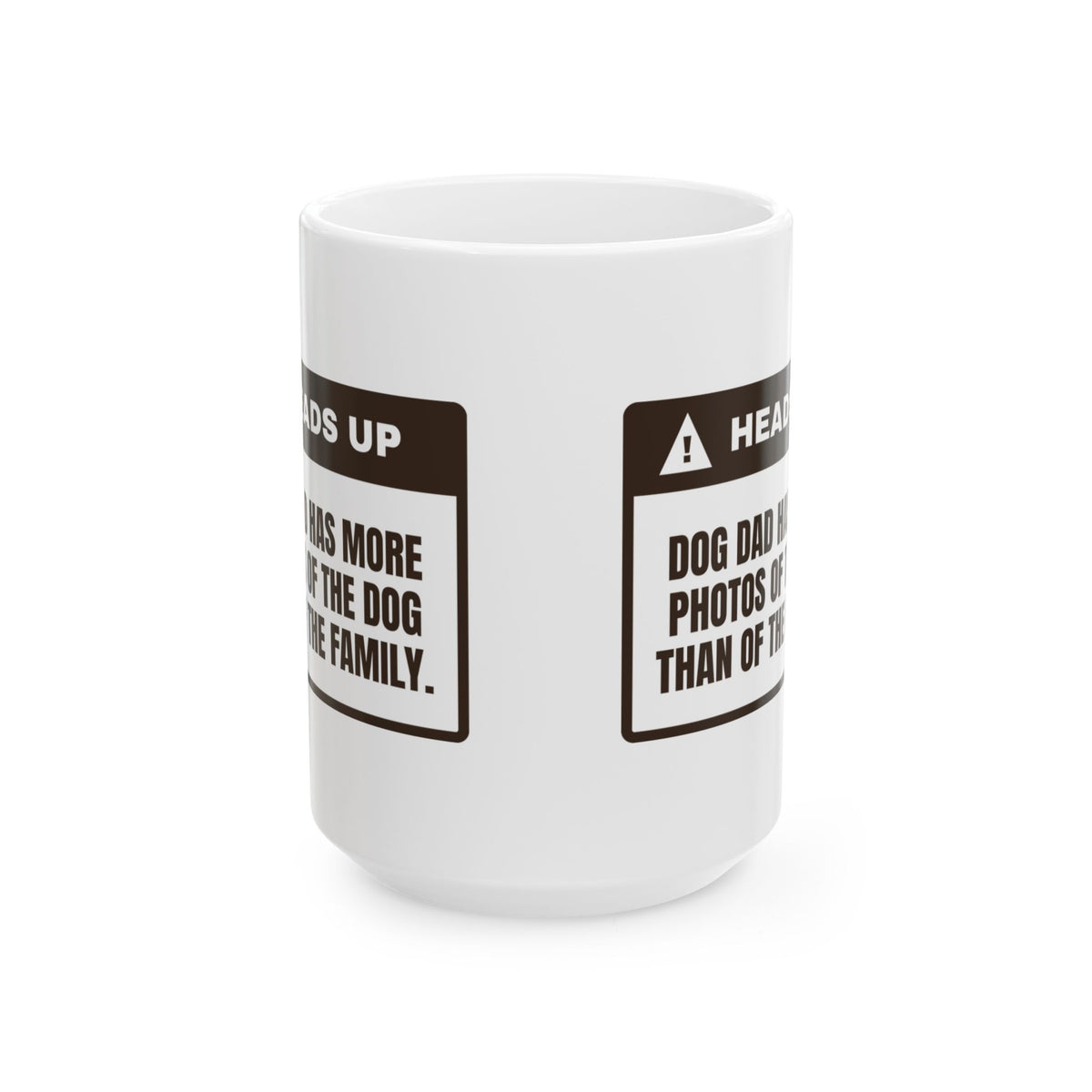 Funny Dog Dad Coffee Mug More Dog Photos Than Family Photos