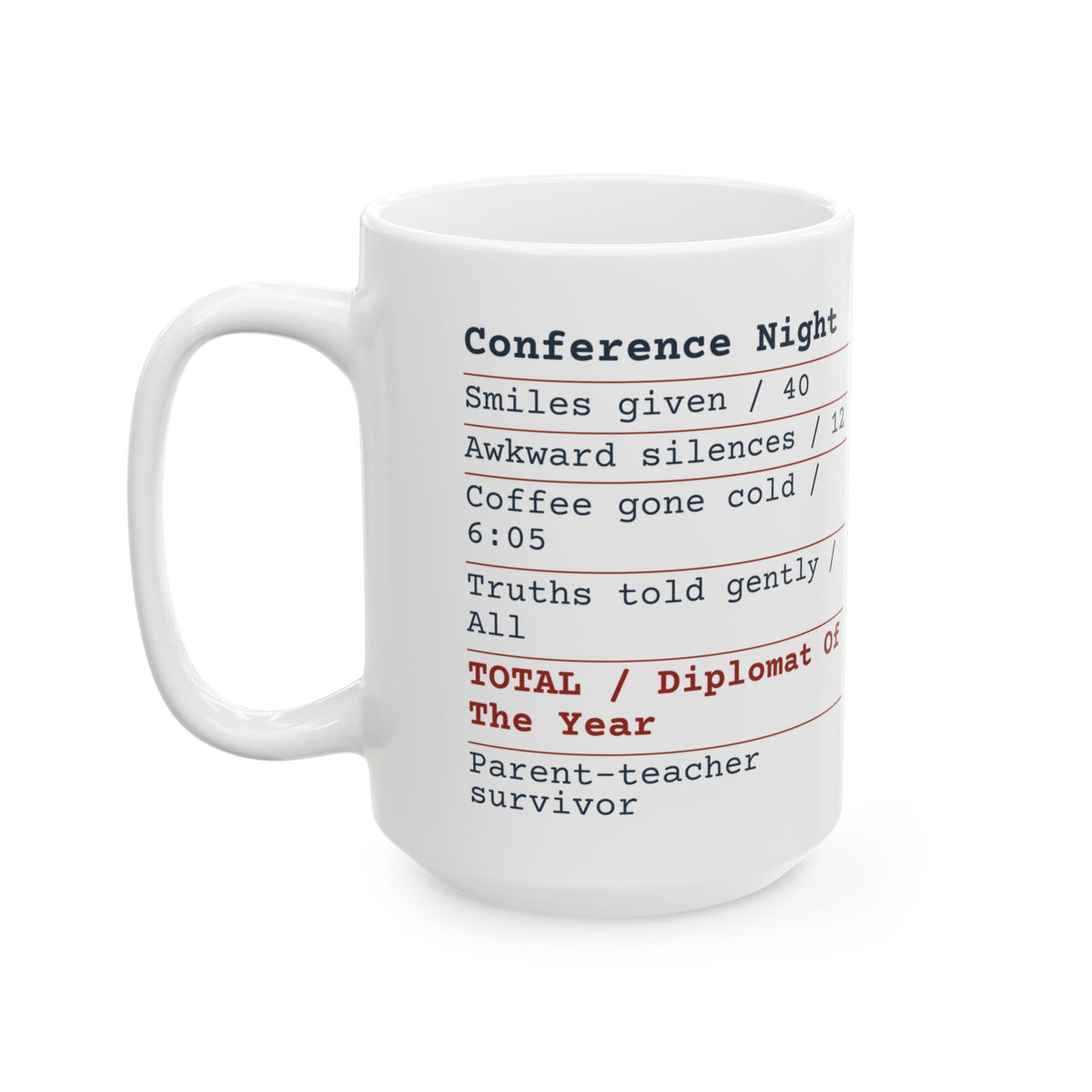Funny Teacher Conference Coffee Mug Diplomat Of The Year For Teachers