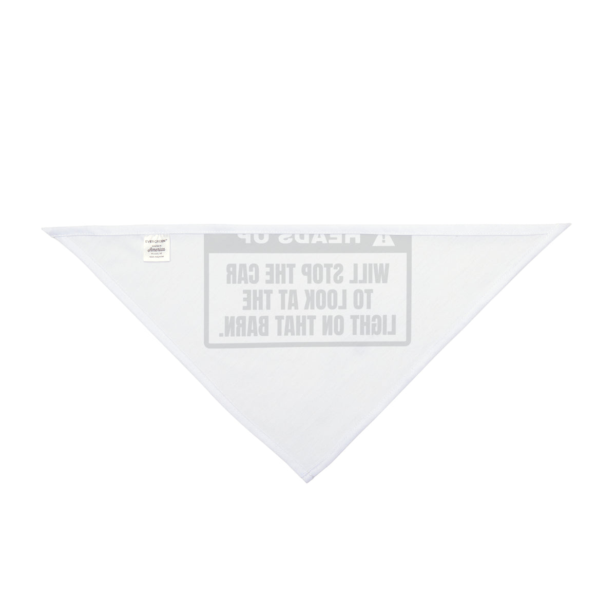 Funny Painter Dog Bandana Heads Up Will Stop The Car For Barn Light