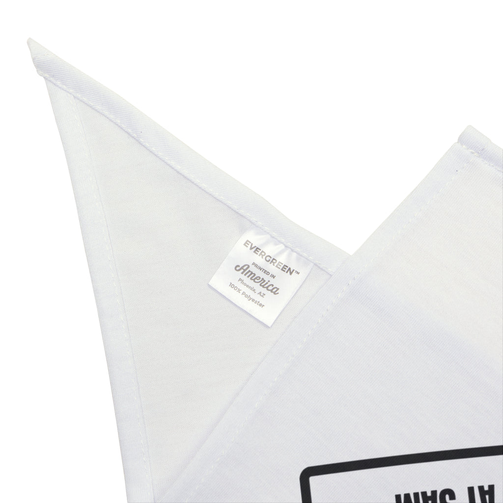 Funny Dog Zoomies Dog Bandana Warning Label For Dog Owners