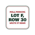 Funny Christmas Shopping Sticker Lot F Row 30 Write It Down
