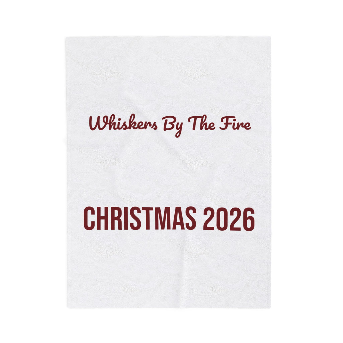 Christmas Throw Blanket Whiskers By The Fire Christmas 2026 For Cat Moms