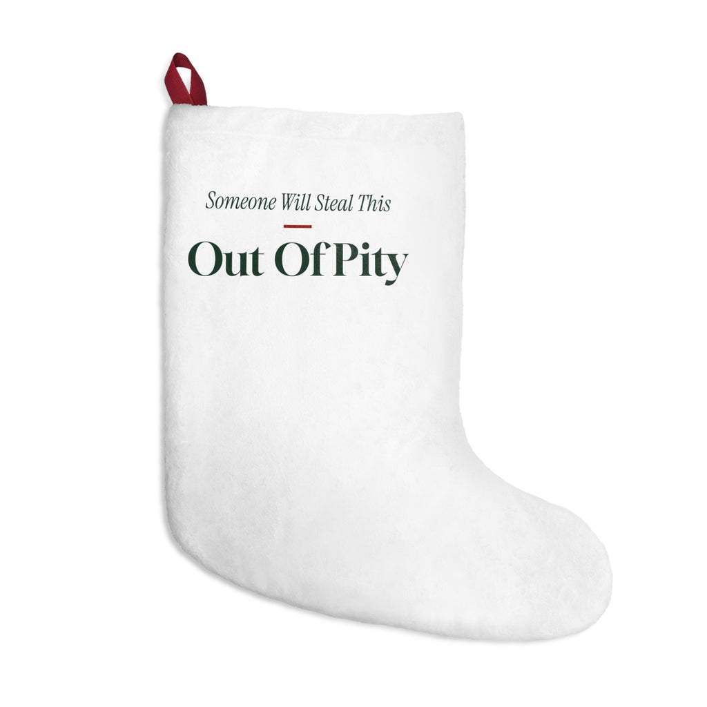 Funny White Elephant Christmas Stocking Someone Will Steal This Out Of Pity