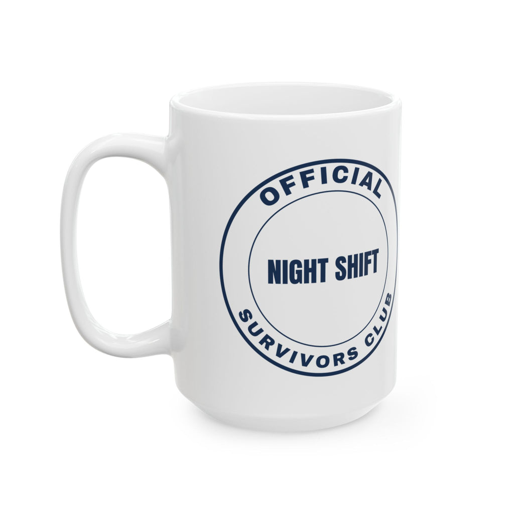 Official Night Shift Survivors Club Coffee Mug, Funny Nurse