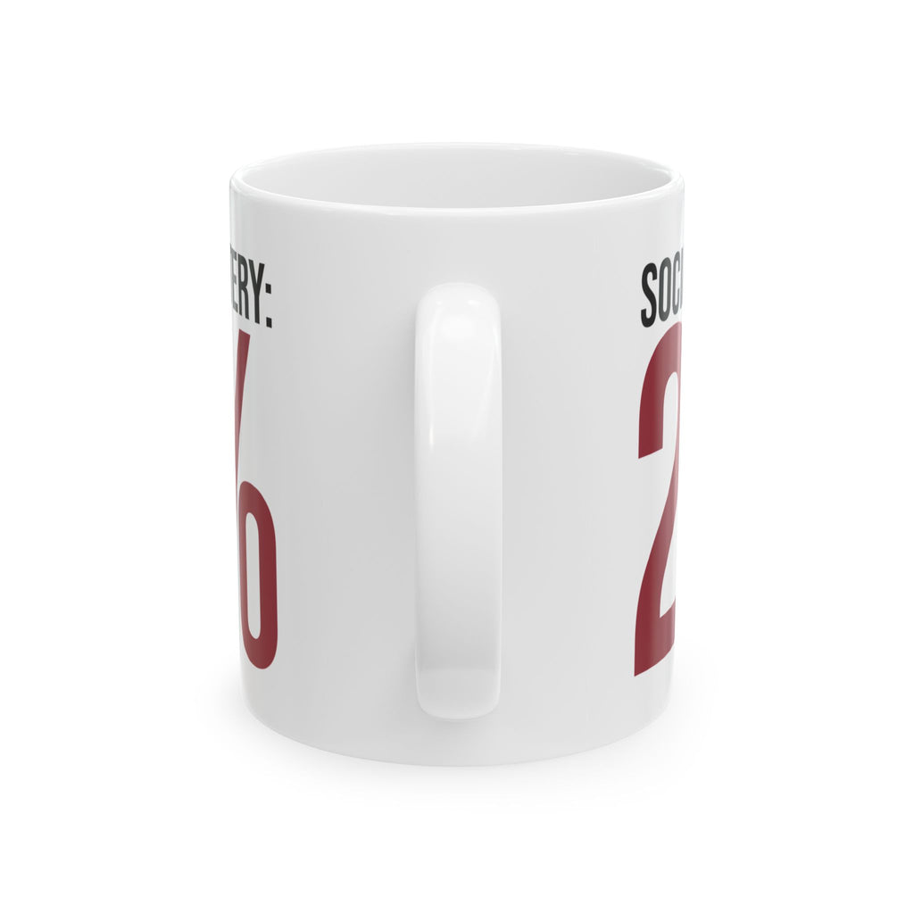 Funny Introvert Coffee Mug Social Battery 2% For Her Him