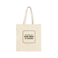 Funny Christmas Hostess Tote Bag Stir Only If Asked Kitchen Sign