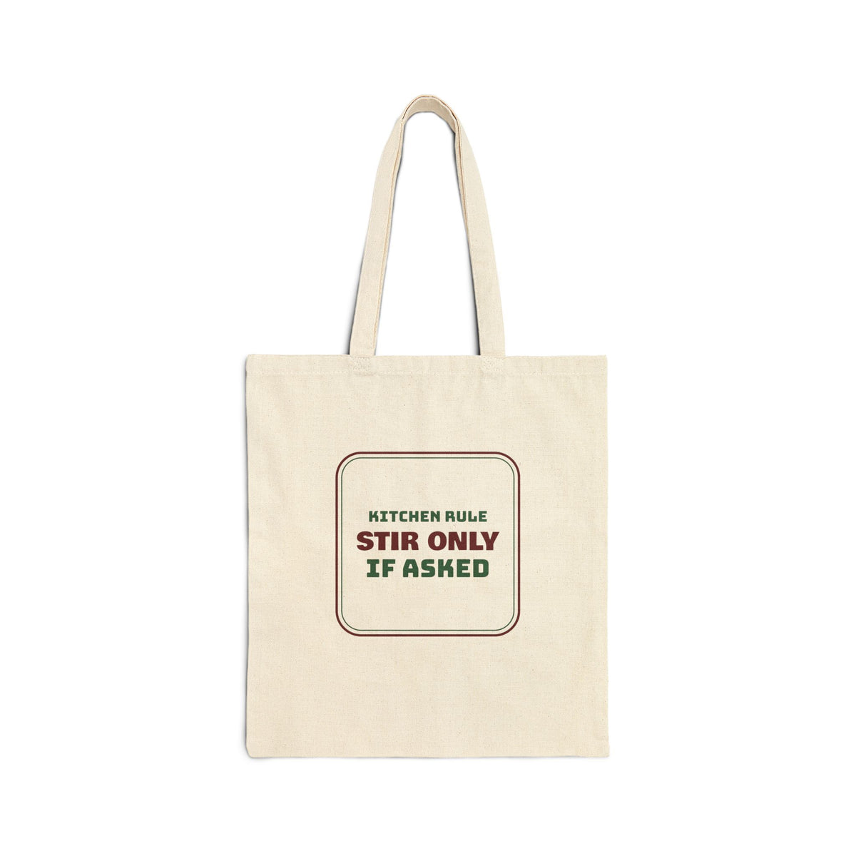 Funny Christmas Hostess Tote Bag Stir Only If Asked Kitchen Sign