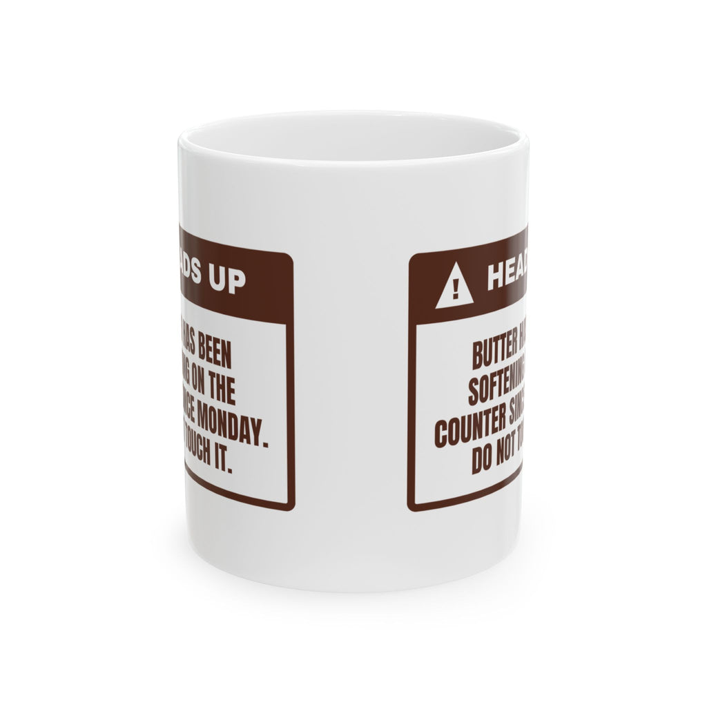 Funny Christmas Baking Coffee Mug Butter Softening Since Monday