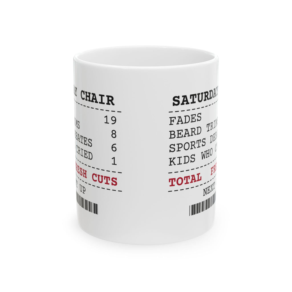Funny Barber Coffee Mug Fades 19 Sports Debates 6 Receipt