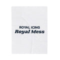 Funny Christmas Cookie Decorating Throw Blanket Royal Icing Royal Mess