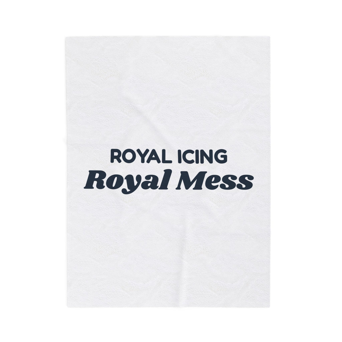 Funny Christmas Cookie Decorating Throw Blanket Royal Icing Royal Mess